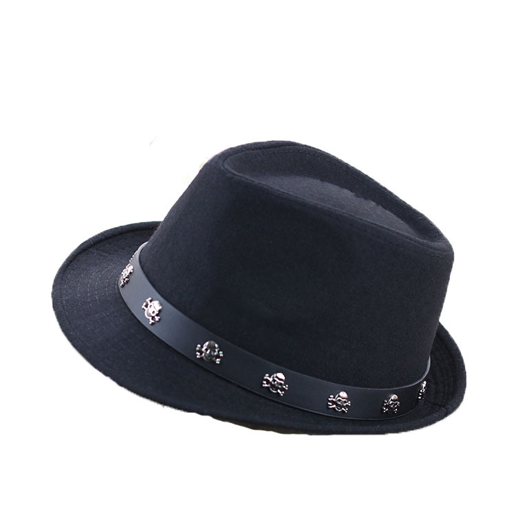 Hat Women Go Shopping British Retro Winter Woolen Hat