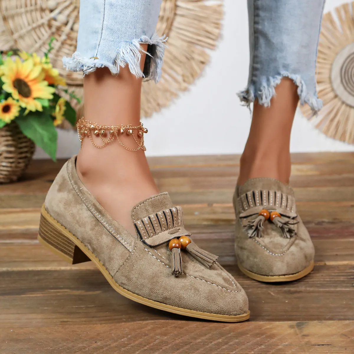 2026 Spring Women's Pointed Toe Low Vamp