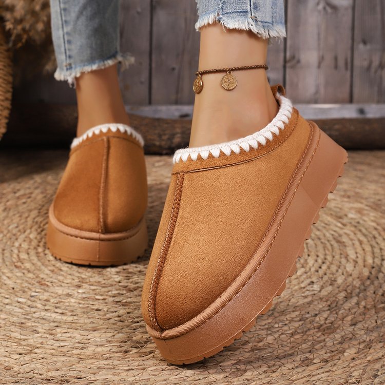 Suede Platform Snow Boots, picture 3 of 3