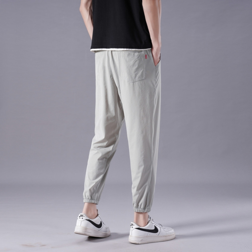 Men's Thin Ice Silk Casual Sports Pants