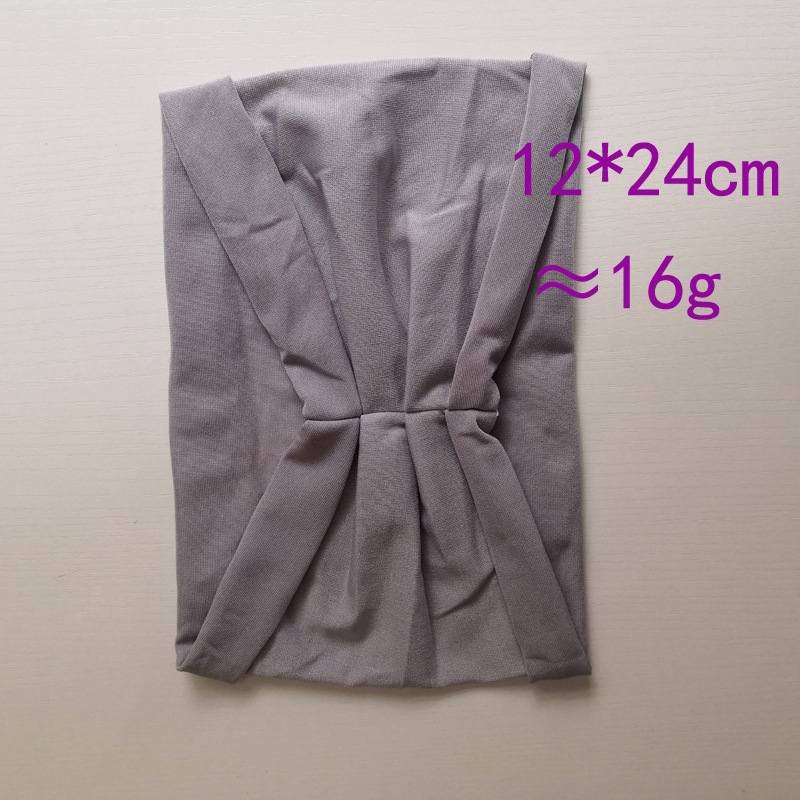 Pleated Widened Elastic Headband Sweat-absorbent Yoga Headband