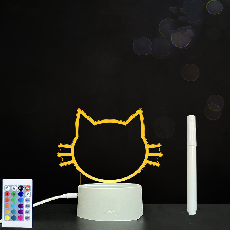 3D Acrylic Board Handwriting Message Board LED Light - Image 78