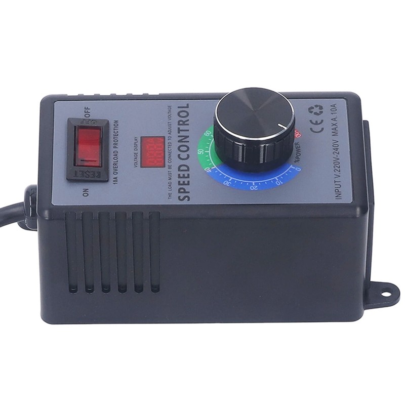 Motor Speed Controller S Witch AC 220V-240V Real-time Voltage Display UK Plug — image 8