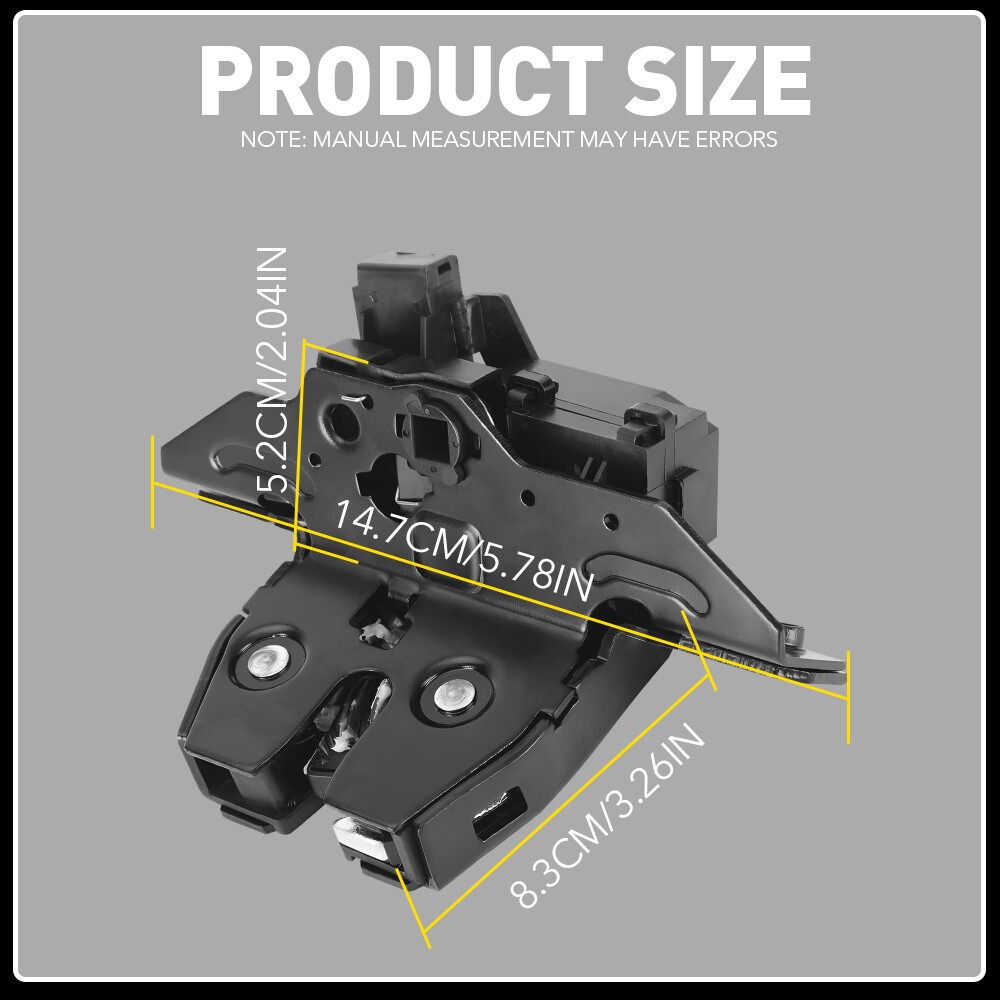 For Vauxhall Mokka 2012-2022 Rear Tailgate Boot Lid Lock Latch Catch Mechanism