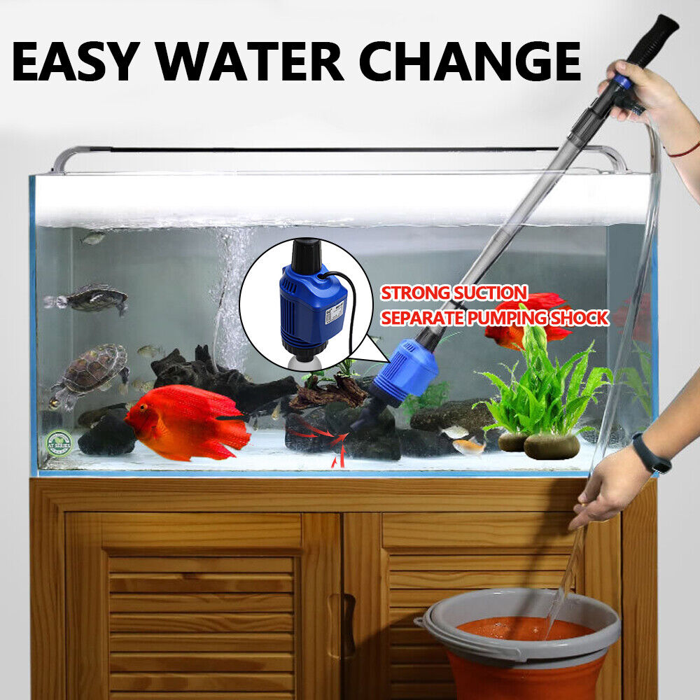 Pompe de nettoyage d'aquarium, pompe de changement de siphon, filtre à eau – Image 4