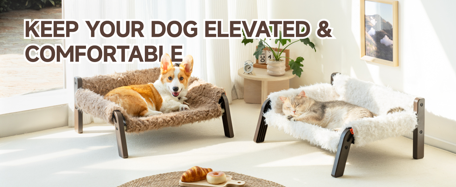 Raised Dog Cots Beds Cat Bed Elevated Dog Bed