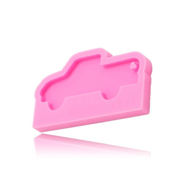 Mirror DIY Car Keychain Truck Key Silicone Resin Mold