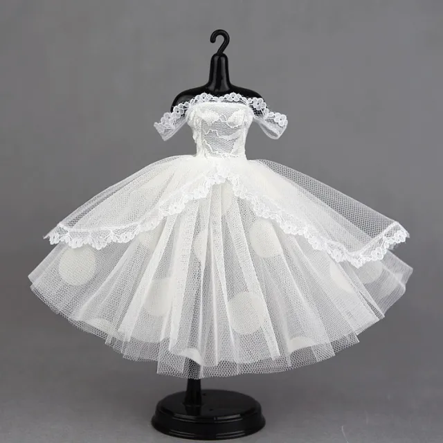 Clothes Dress Wedding Dress Small Cloth Petti Skirt White Big Dot X79 - Shop at LoveMi