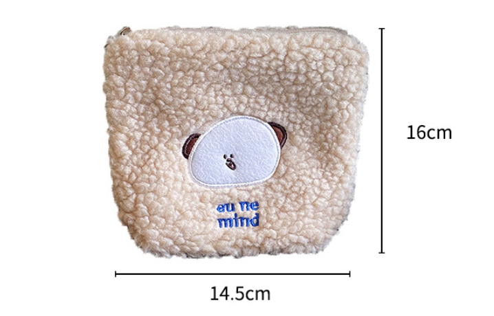 Title 1, Porta-moedas Teddy Velvet Bordado Ugly Bear