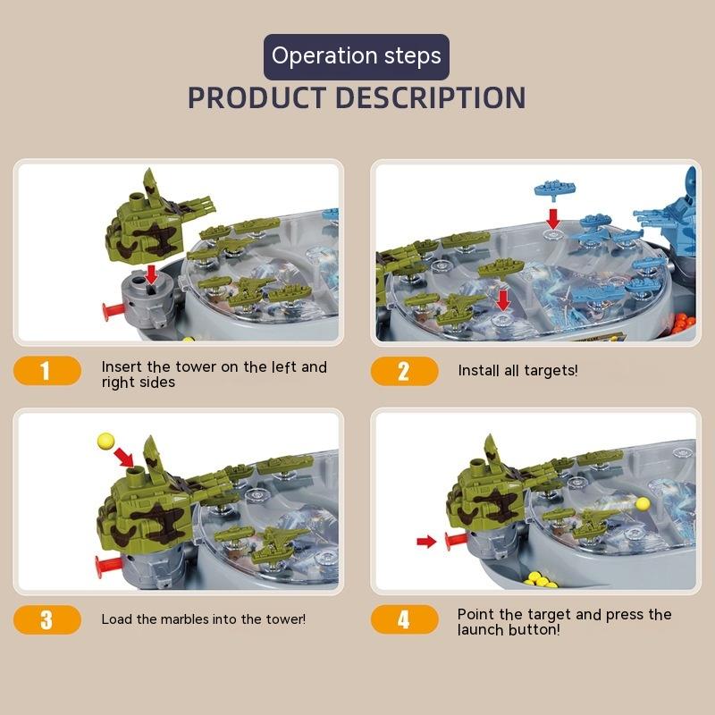 Desktop Game Warship Double Battle Competition Toy
