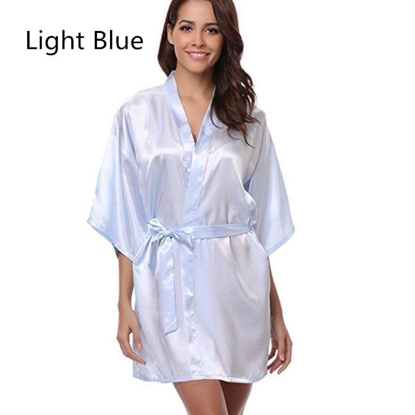 Title 22, RB032 Neue Seide Kimono Robe Bademantel Frauen ...