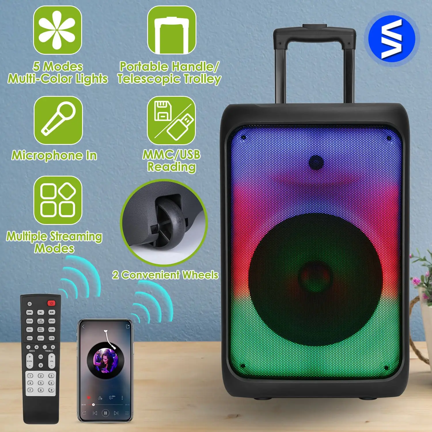 Portable Wireless Party Speaker