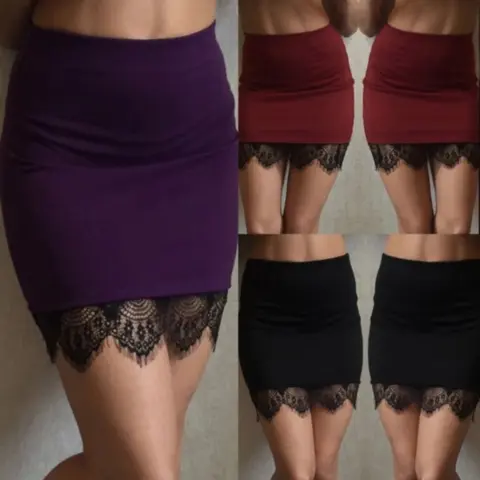 Women's Skirt One-step Lace