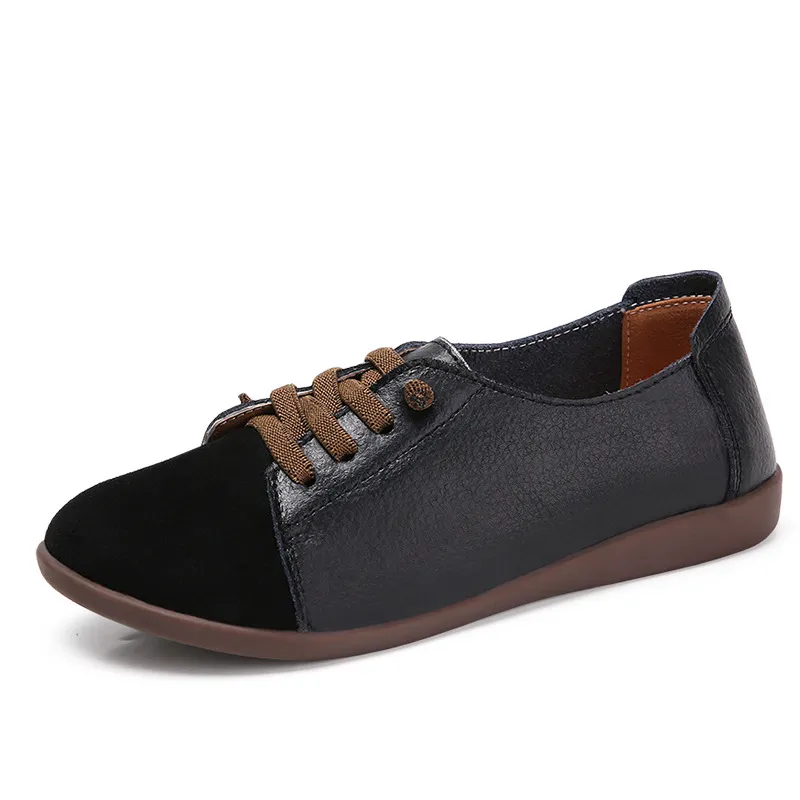 Little White Shoes Women Casual All-match Soft-soled Flat Shoes Low-top