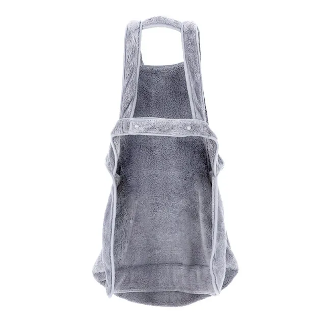 Plush Shoulder Pet Backpack Grey - Shop at LoveMi