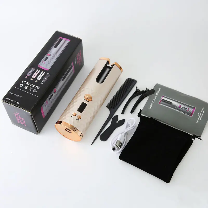 USB-powered Wireless Automatic Curler