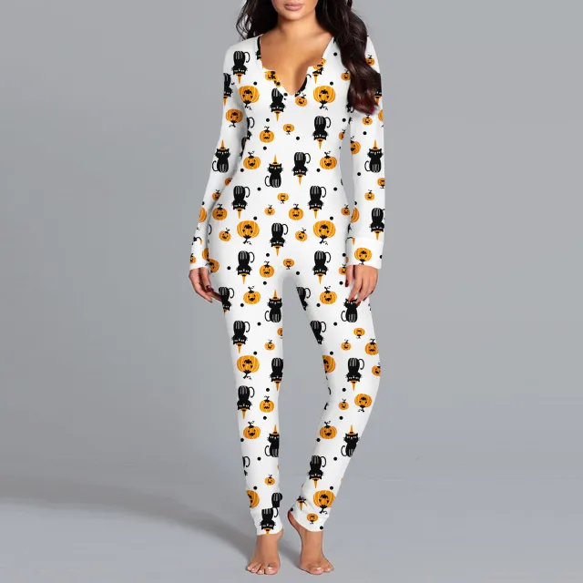 Women's Fashion Casual Digital Printing Jumpsuit Bkao003 - Shop at LoveMi