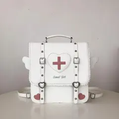 Fashion Colour Contrast Large Capacity Women's Bag - White - View 1