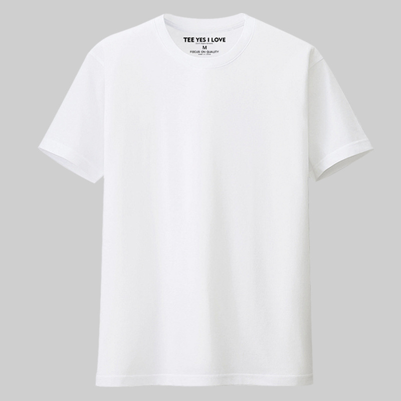 High-quality Pure Cotton Men's Loose Crew Neck Printed Trendy Brand Short-sleeve T-shirt, New Summer Style