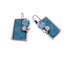 Female Korean Style Simple Design Alloy Retro Geometric Small Earrings