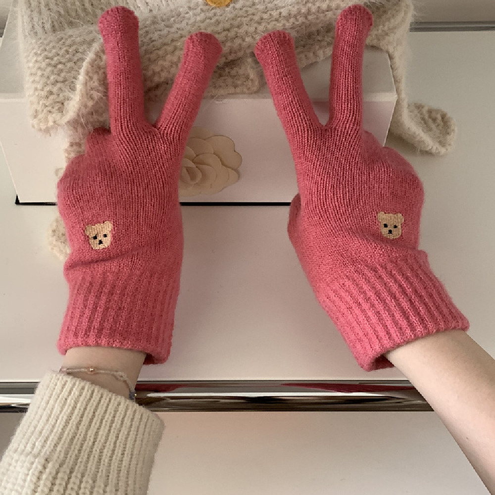 Title 6, Warm Fingerless Knitting Wool Gloves