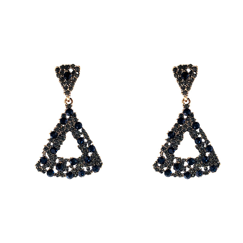 Female Temperament Long Triangle Earrings