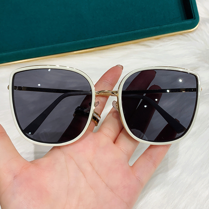 Ins Wind Harajuku Vintage Women’s Square Anti UV Solar Glasses