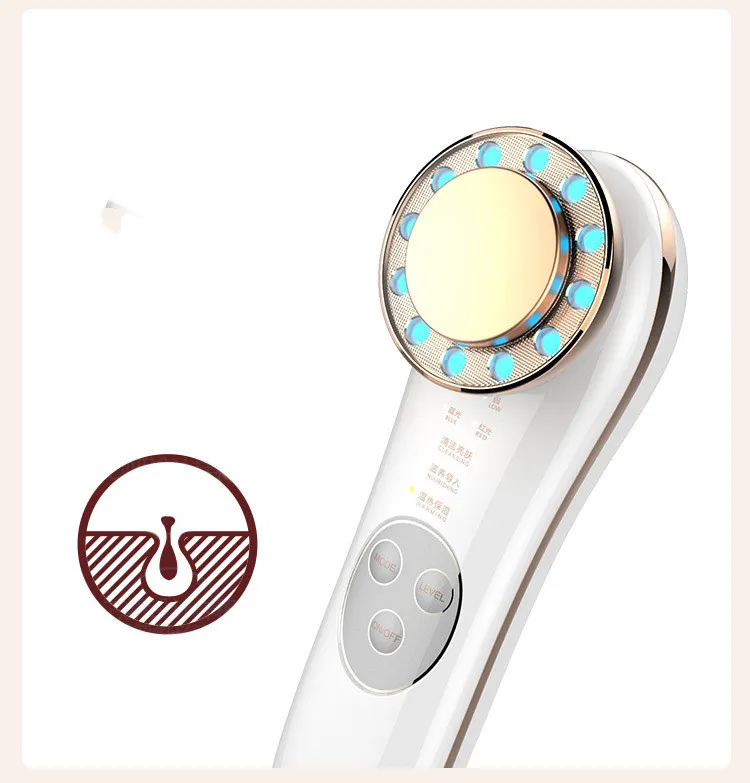 Facial Massager Skin Care Tools 7 In 1 Face Lifting Machine Galvanic Facial Machine Face Tightening Machine For Skin High Frequency Facial Machine – image 5