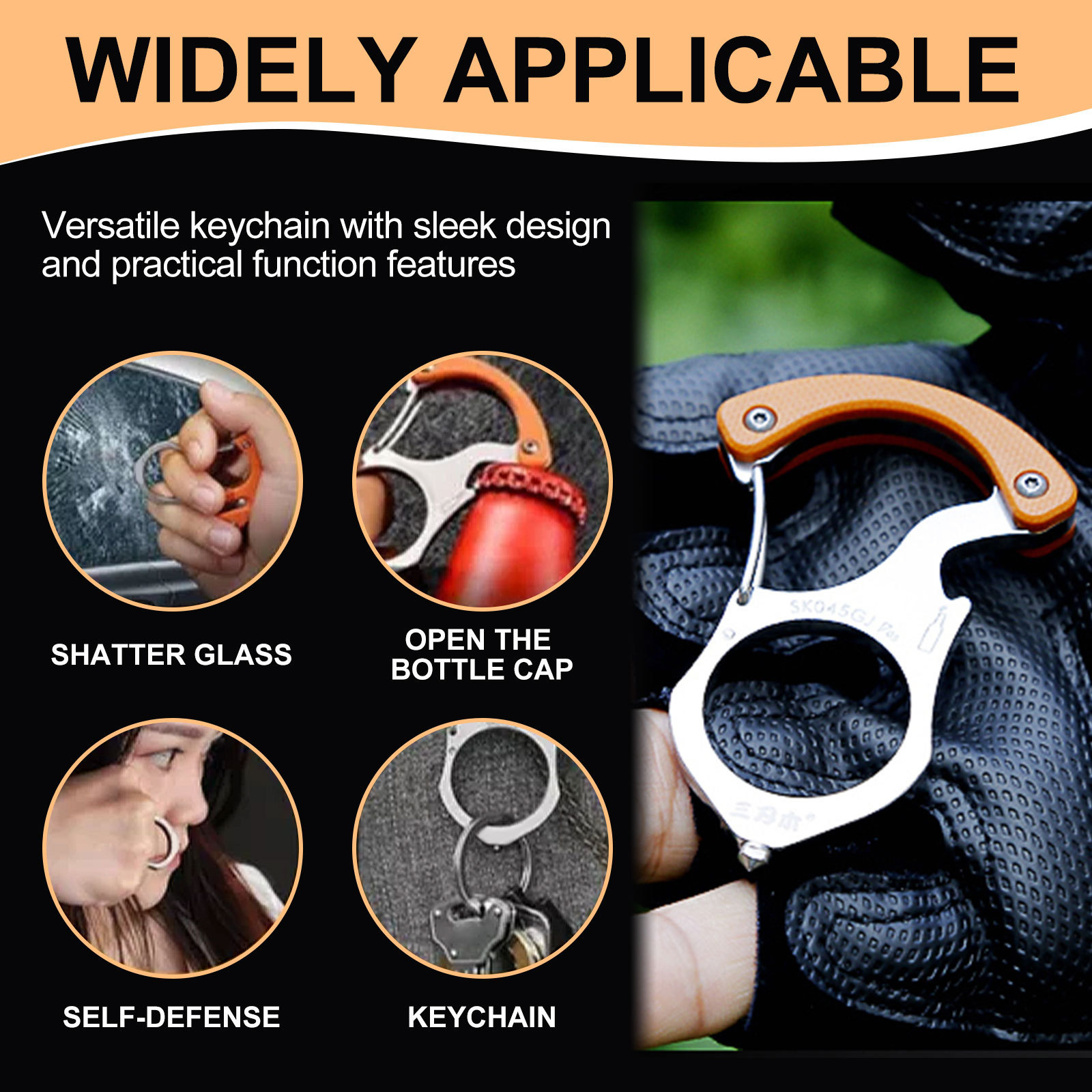 Jue-Fish Keychain With Bottle Opener - Creative Multi-Purpose Alloy Bottle Opener For Car Keychains