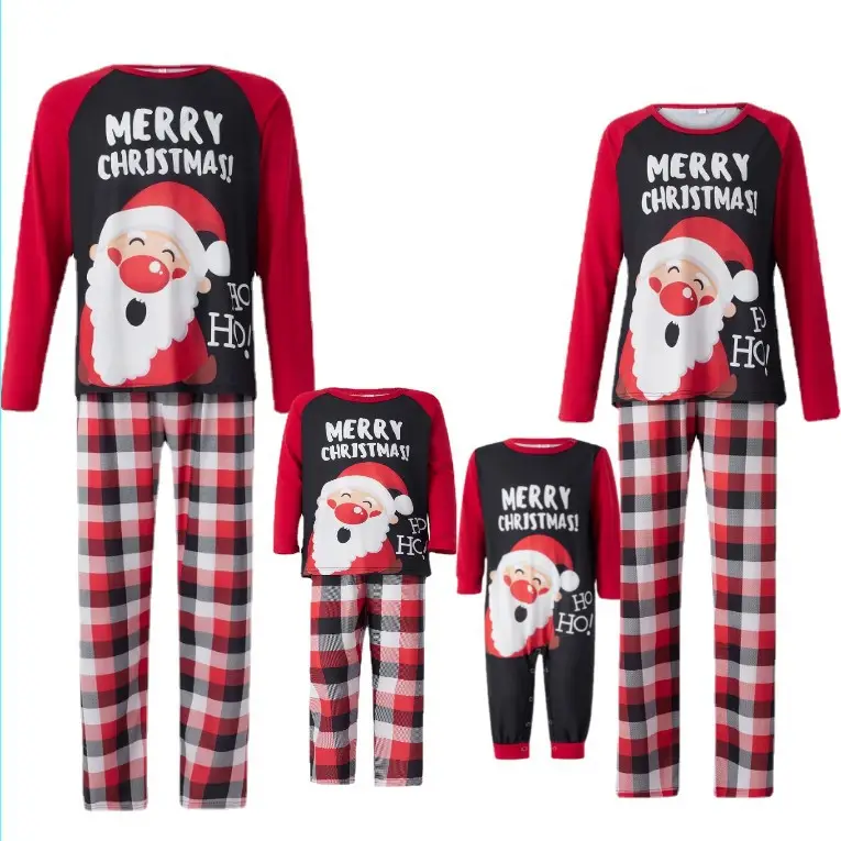 New Snowman Letters Christmas Parent-child Clothing Printed