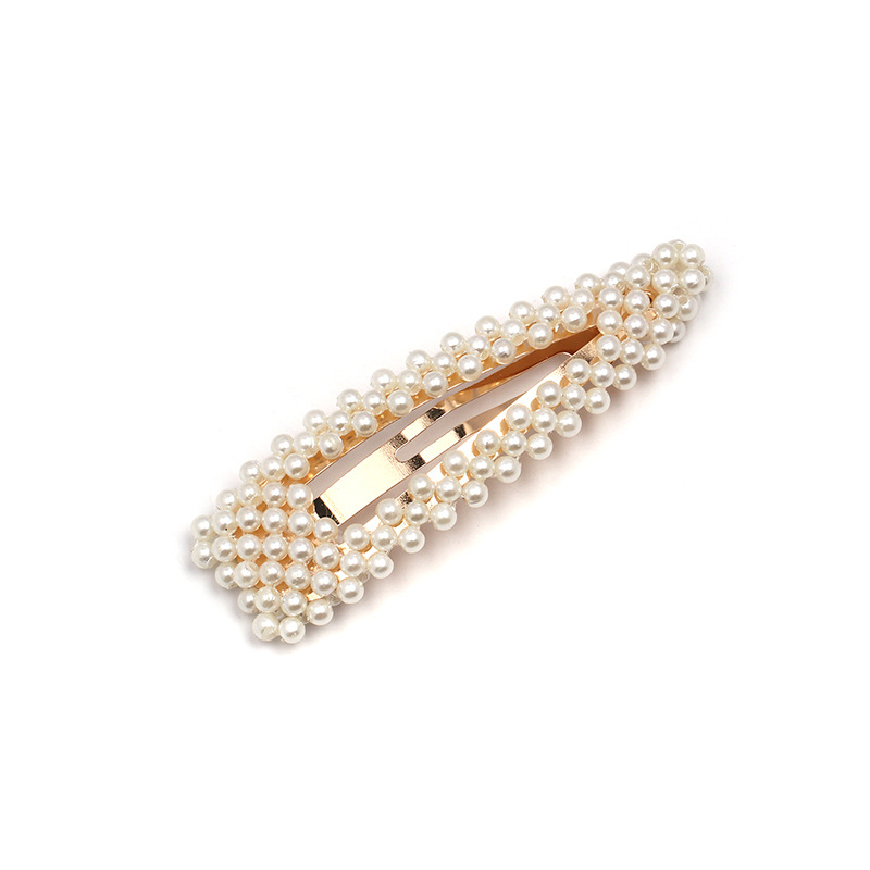 Simple Women's Beautiful Geometric Pearl Hairpin D - Shop at LoveMi
