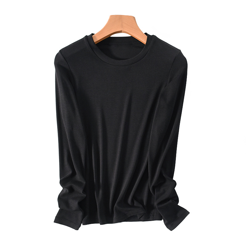 Black round neck