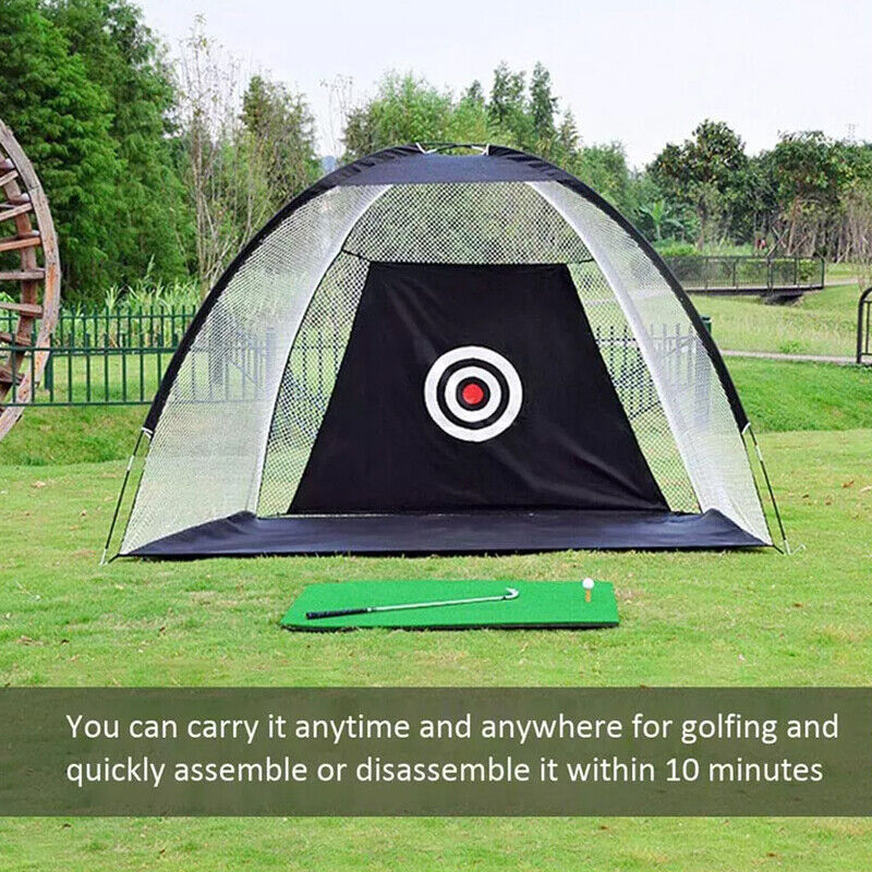 Golf Hitting Net Foldable Golf Driving Training Net Practice Cage Driving Net