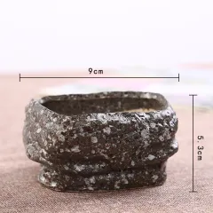 Mini Stone Succulent Plant Potted Kiln Becomes Creative Ceramic Green Plant Pot - H - View 1