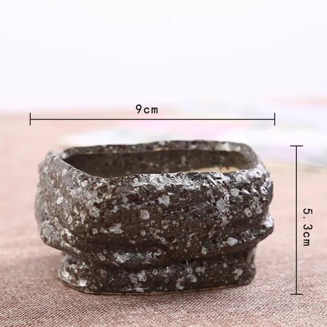 Mini Stone Succulent Plant Potted Kiln Becomes Creative Ceramic Green Plant Pot H - Shop at LoveMi