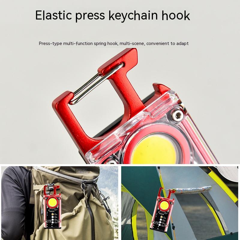 Title 5, COB Keychain Light Outdoor Mountaineering Porta...