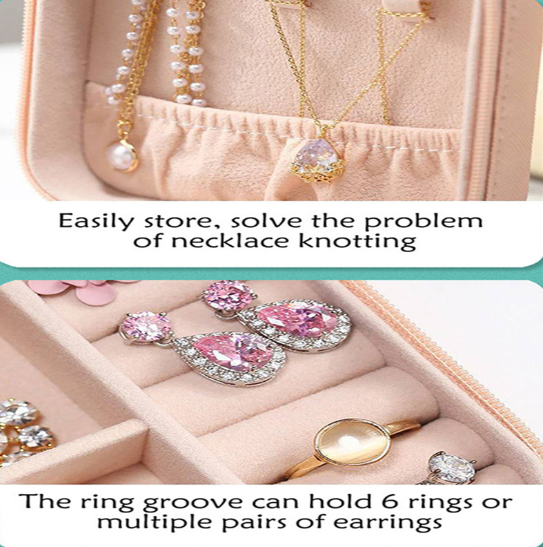 5D Diamond Painting Jewelry Storage Box Animal Diy Round Diamond