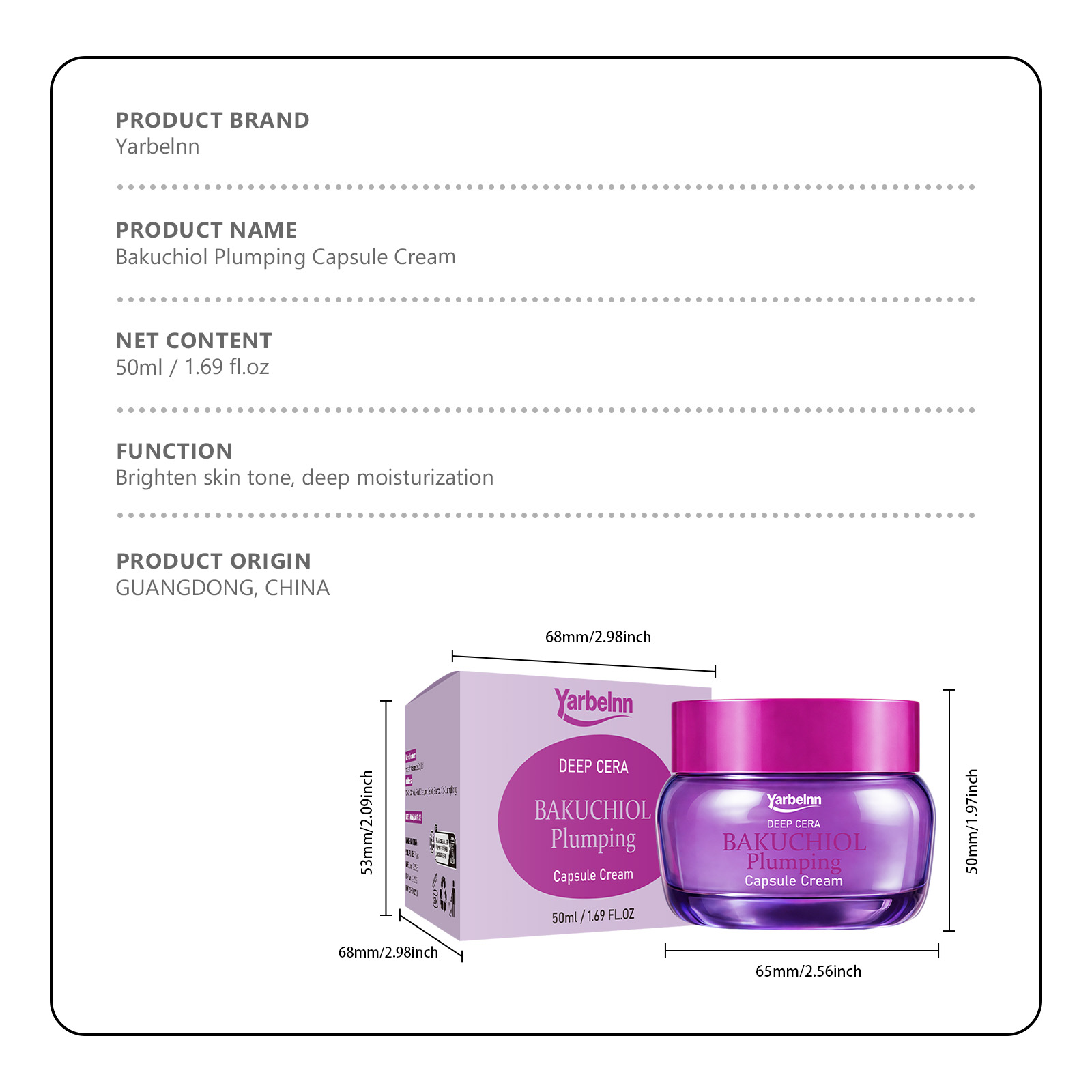 Bakuchiol Face Cream 50ml — foto 11