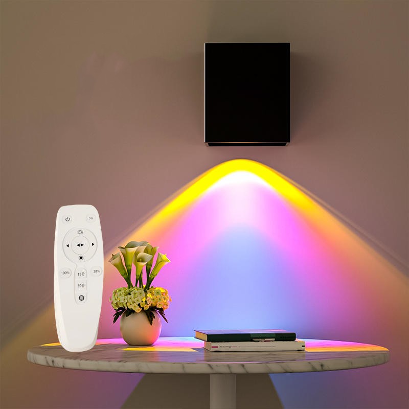 Sunset Bedroom Wall Decoration Light Projection Clock - Image 3