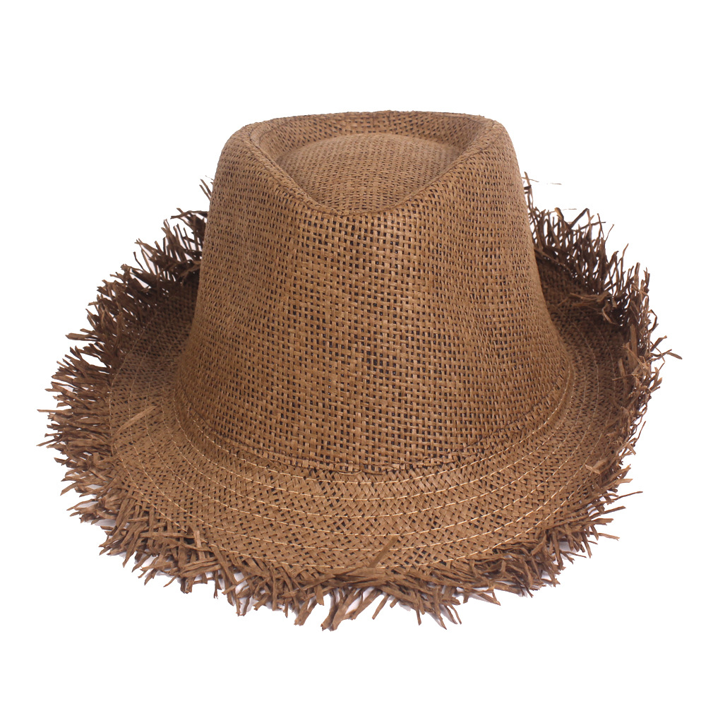 Top Men's Old Top Hats Straw Hats Summer Sun — foto 7