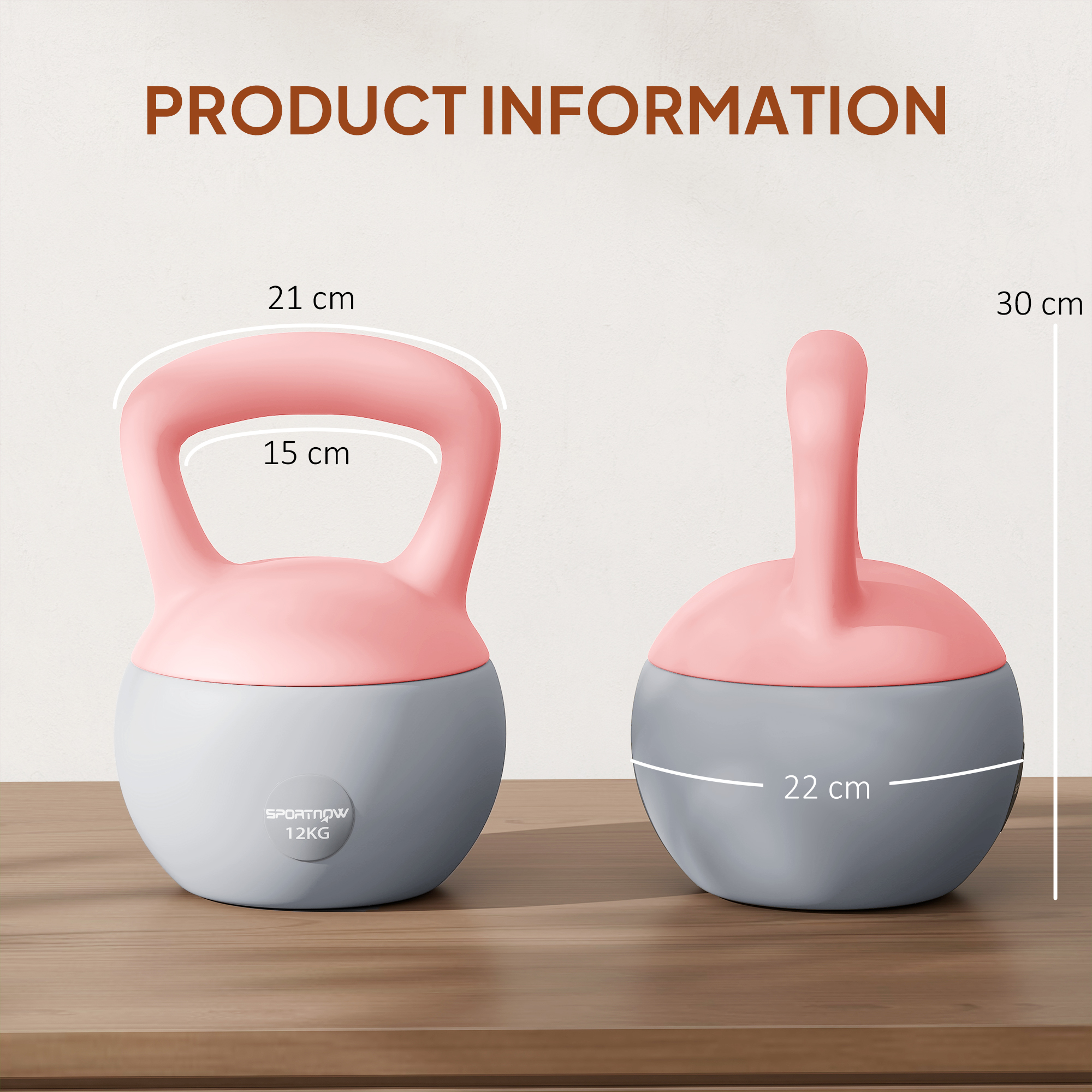 12 Kg Soft Kettlebell With Anti Slip Handle, Suitable For Home Gym — image 11