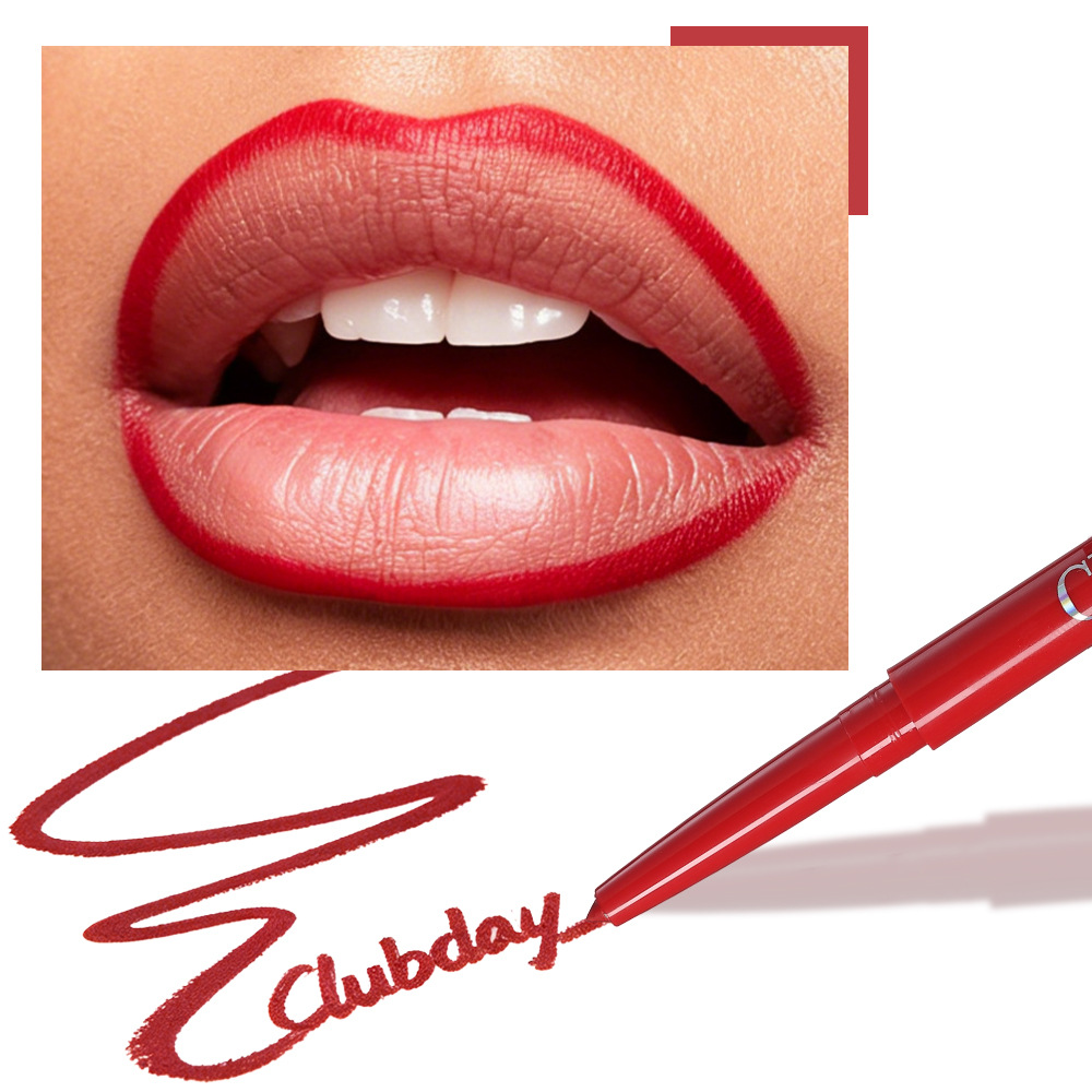 Lip Makeup Natural Three-dimensional Durable Waterproof Lipliner Integrated Outline Smooth Lipliner Suit