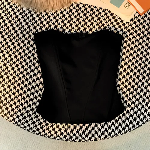 Solid Color European American Fashion Waistband Small Sling Black - Shop at LoveMi