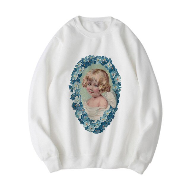 Title 6, Ladies Fashion Victoria Angel Print Long Sleeve...