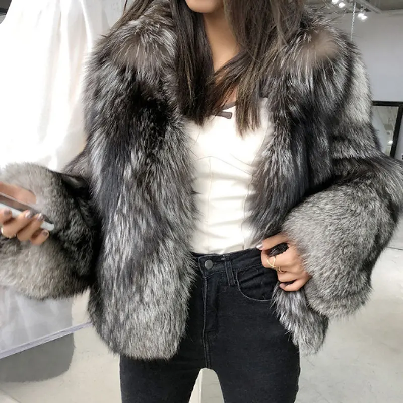 Women's Fur Coat Short Fashion Imitation Fox Autumn