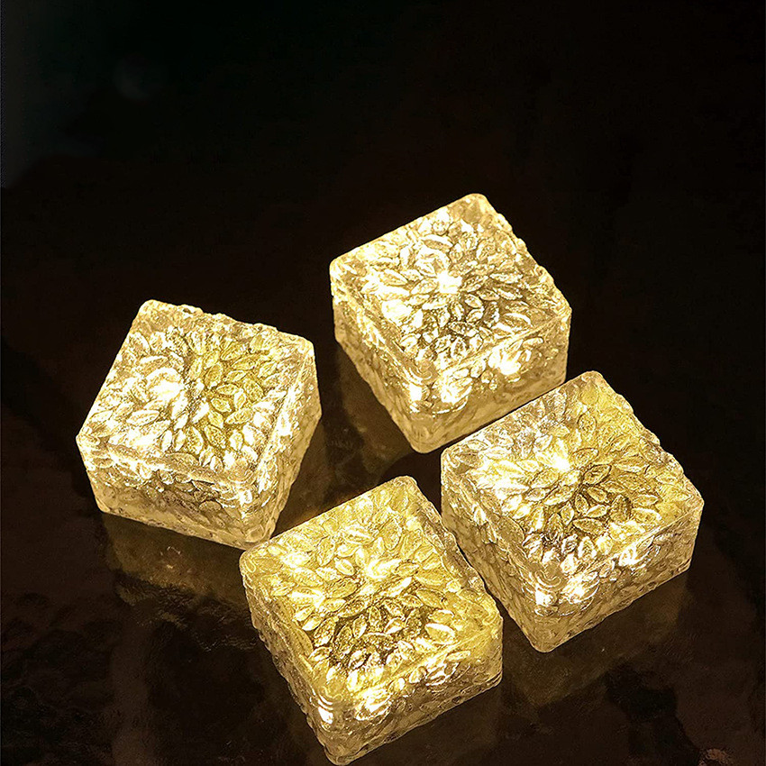 Solar Ice Cube Buried Lights Landscape Path Decoration — foto 5