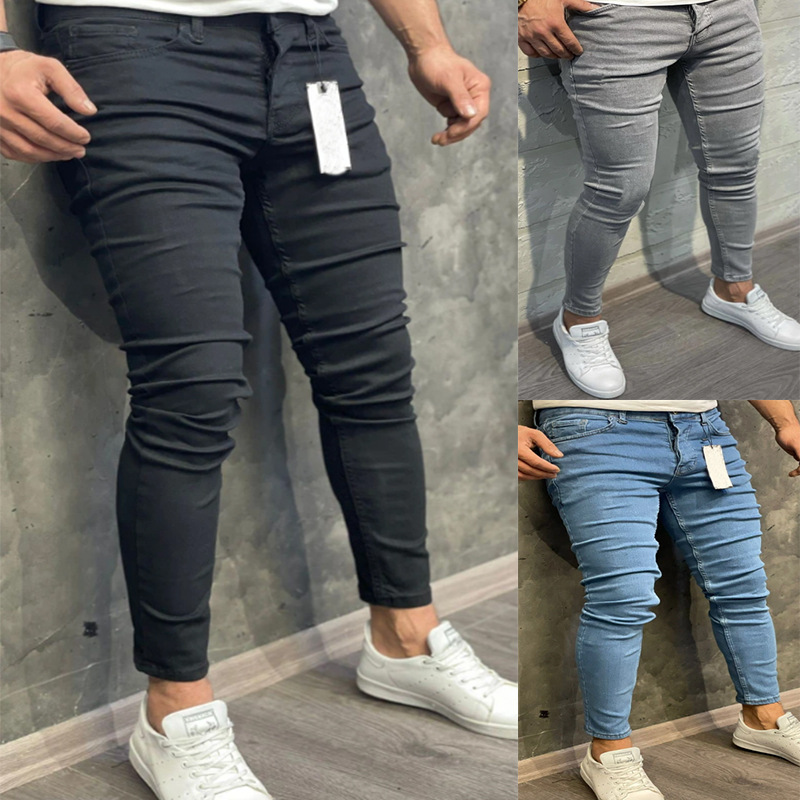 Title 1, Mens Stretch Skinny Jeans Tricolor Fitted and ...