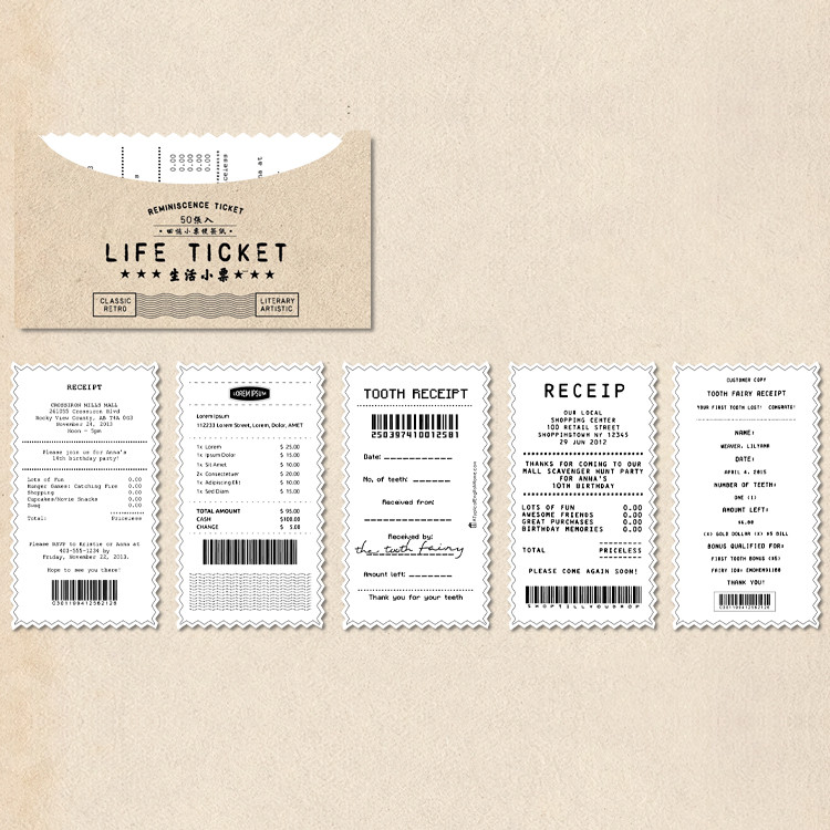 Retro Literary Hand Account DIY Decorative Note Paper