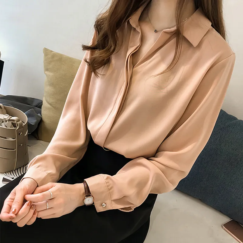 Women's New Loose Large Size Cardigan Chiffon Shirt - Apricot