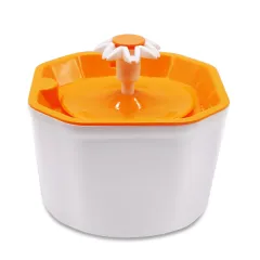 Pet Water Dispenser Automatic Loop Water Fountain - Orange - View 1